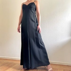 1940s-style Rayon Starlet Gown Maxi Dress